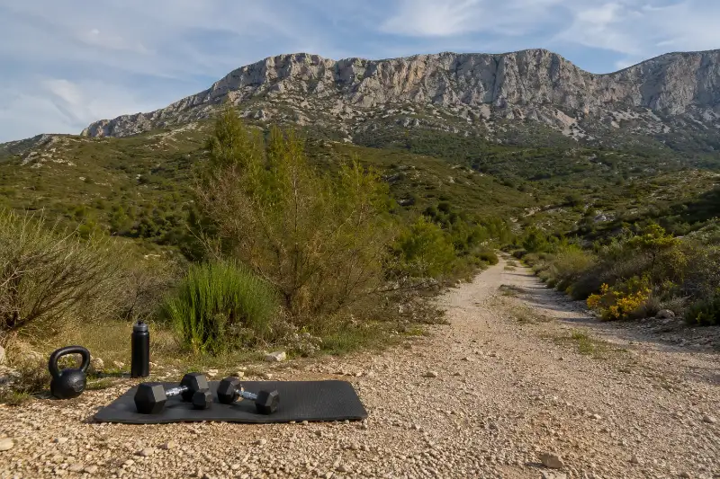 Travail en côte sur les hauteurs de Toulon